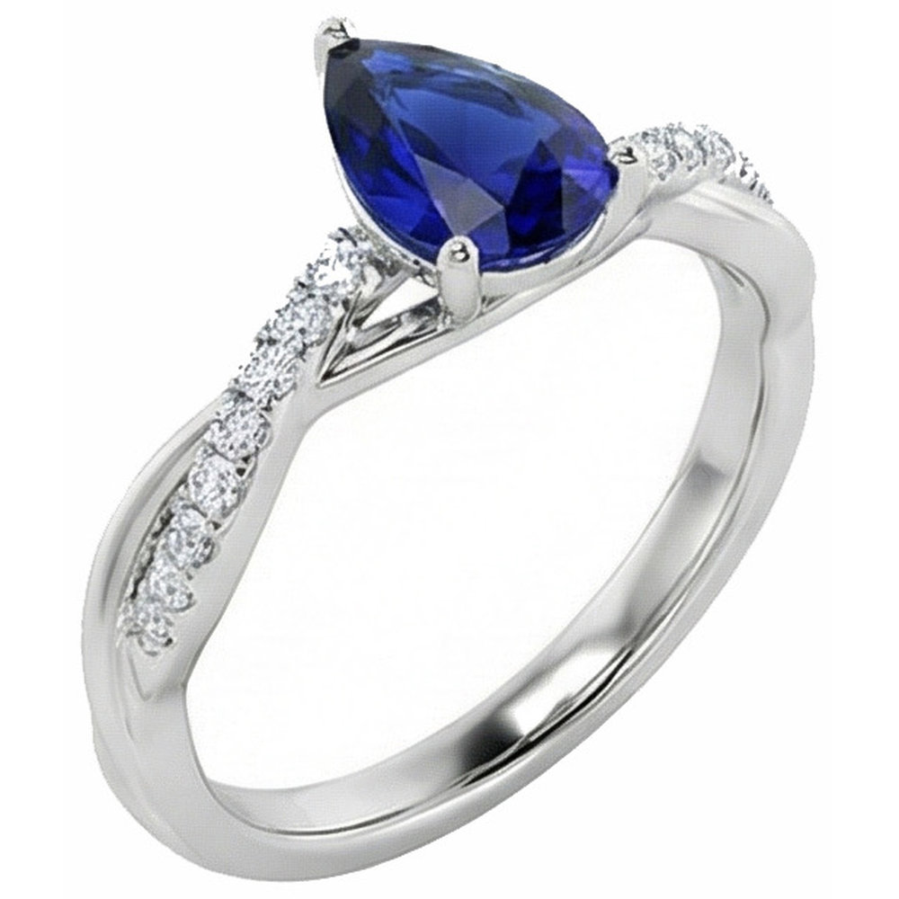 echter round diamant 2.50Karat ring Seitenansicht