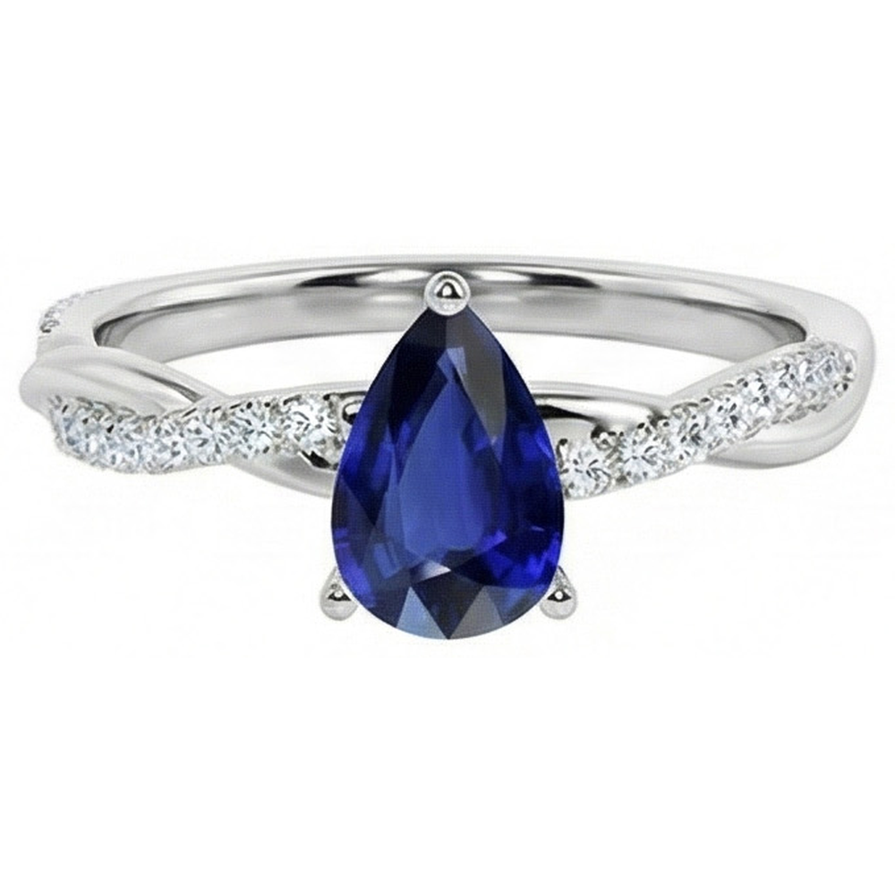 echter round diamant 2.50Karat ring Detailansicht