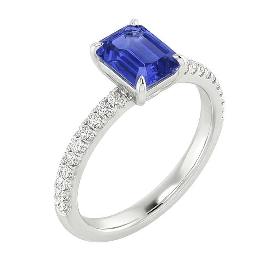 echter round diamant 4Karat ring Draufsicht