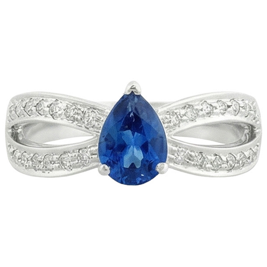echter round diamant 3.50Karat ring Profilansicht