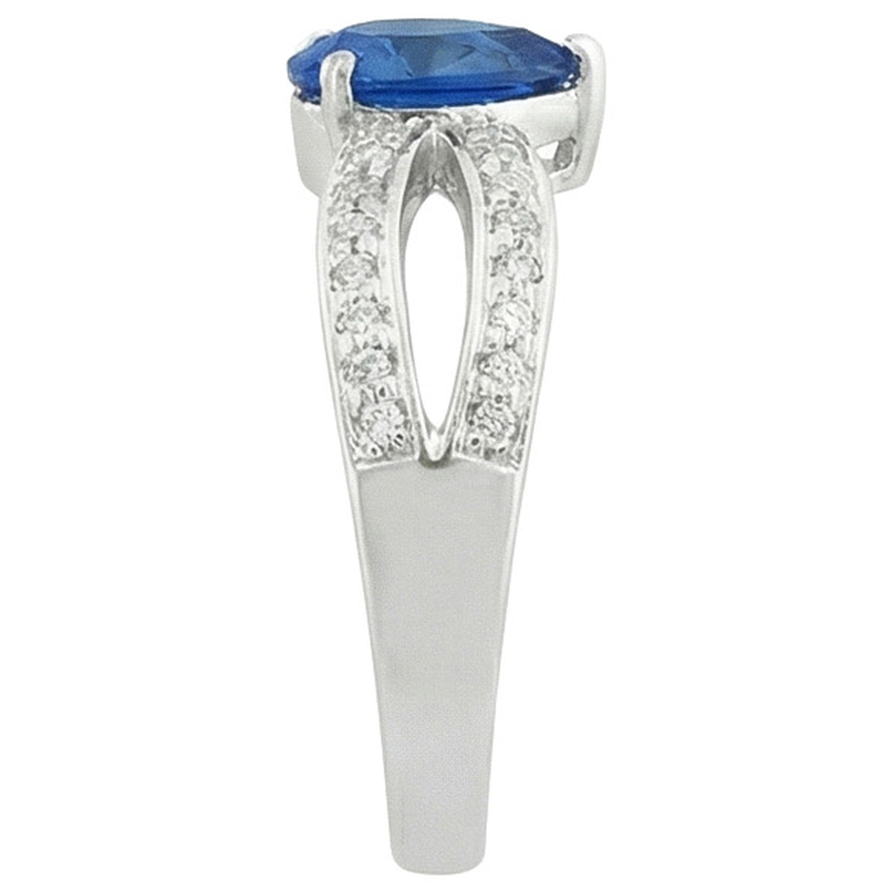 echter round diamant 3.50Karat ring auf Weiß