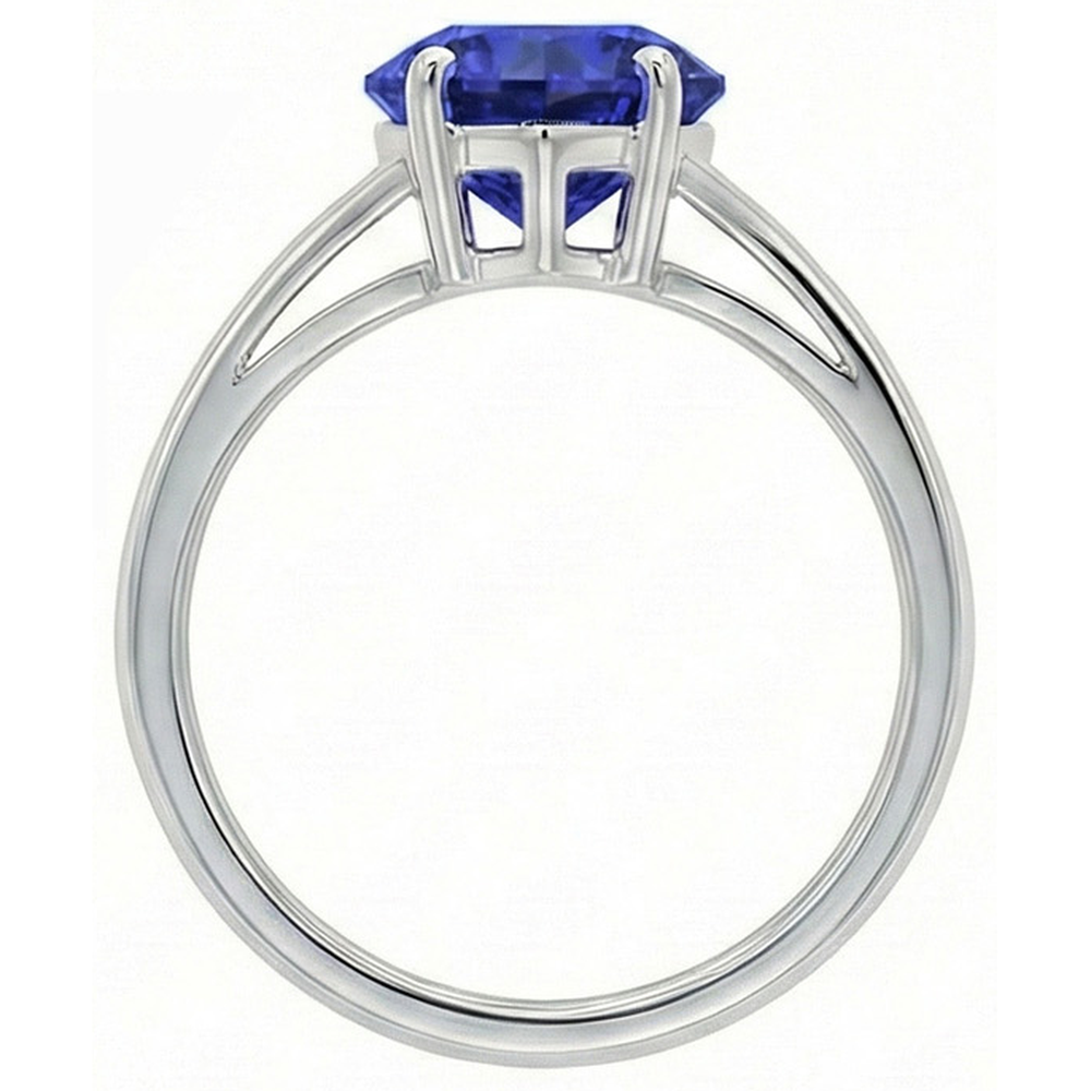 echter heart diamant 2Karat ring Draufsicht