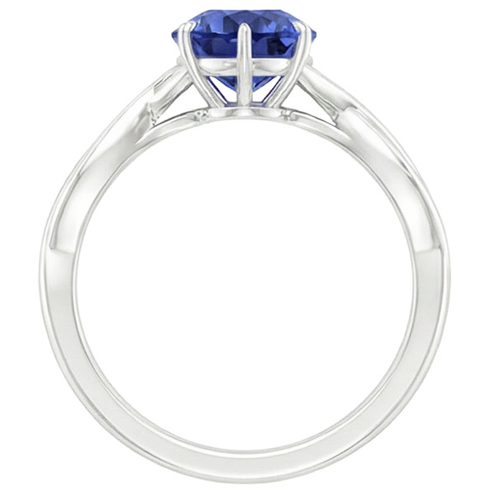 echter pear diamant 2.50Karat ring Seitenansicht