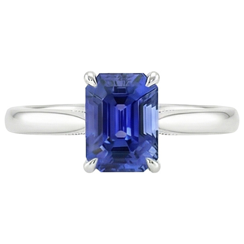 echter diamant 3Karat ring auf Weiß