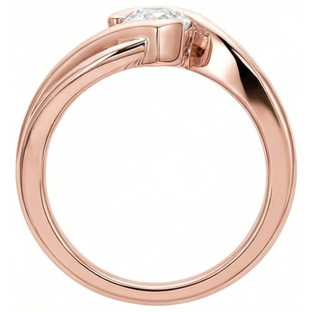 echter pear diamant 2.25Karat ring auf Weiß