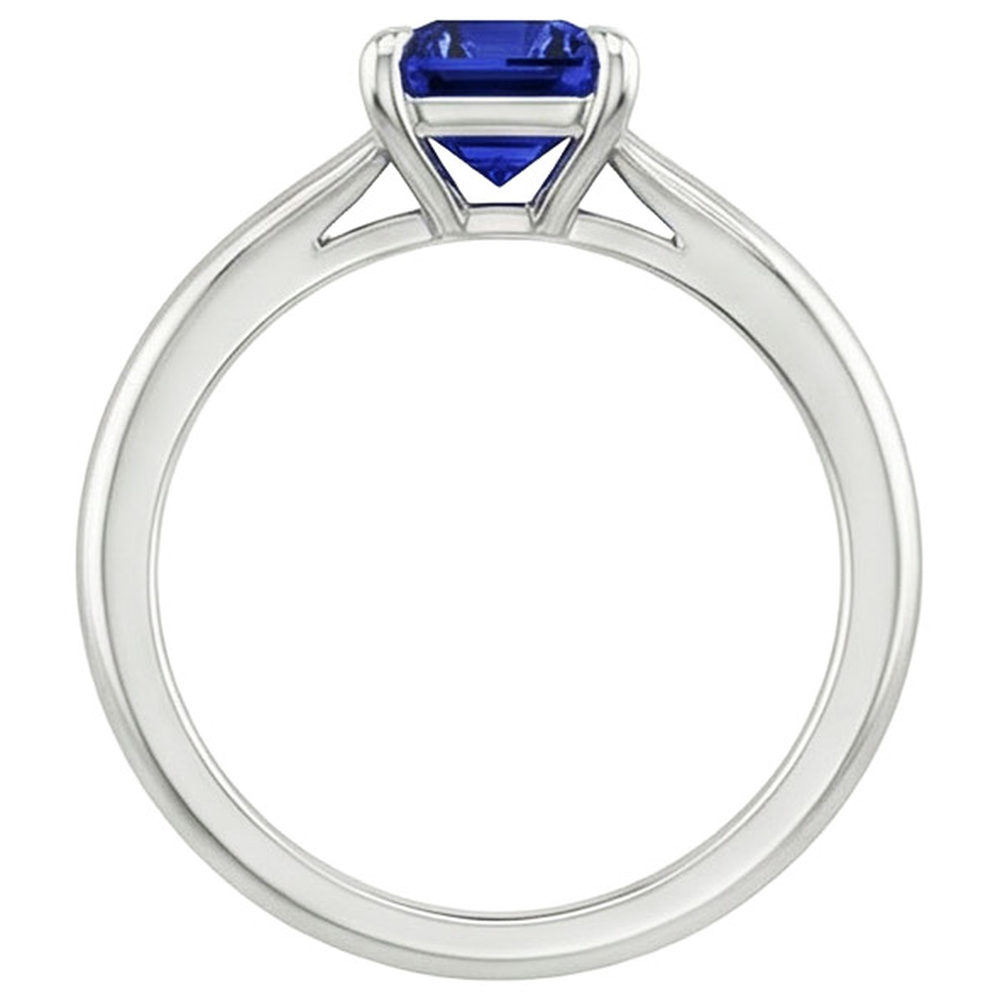 Solitärring Strahlender srilankischer Saphir 3 Karat