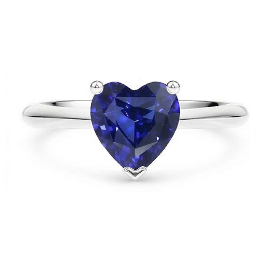echter heart diamant 2.50Karat ring Seitenansicht
