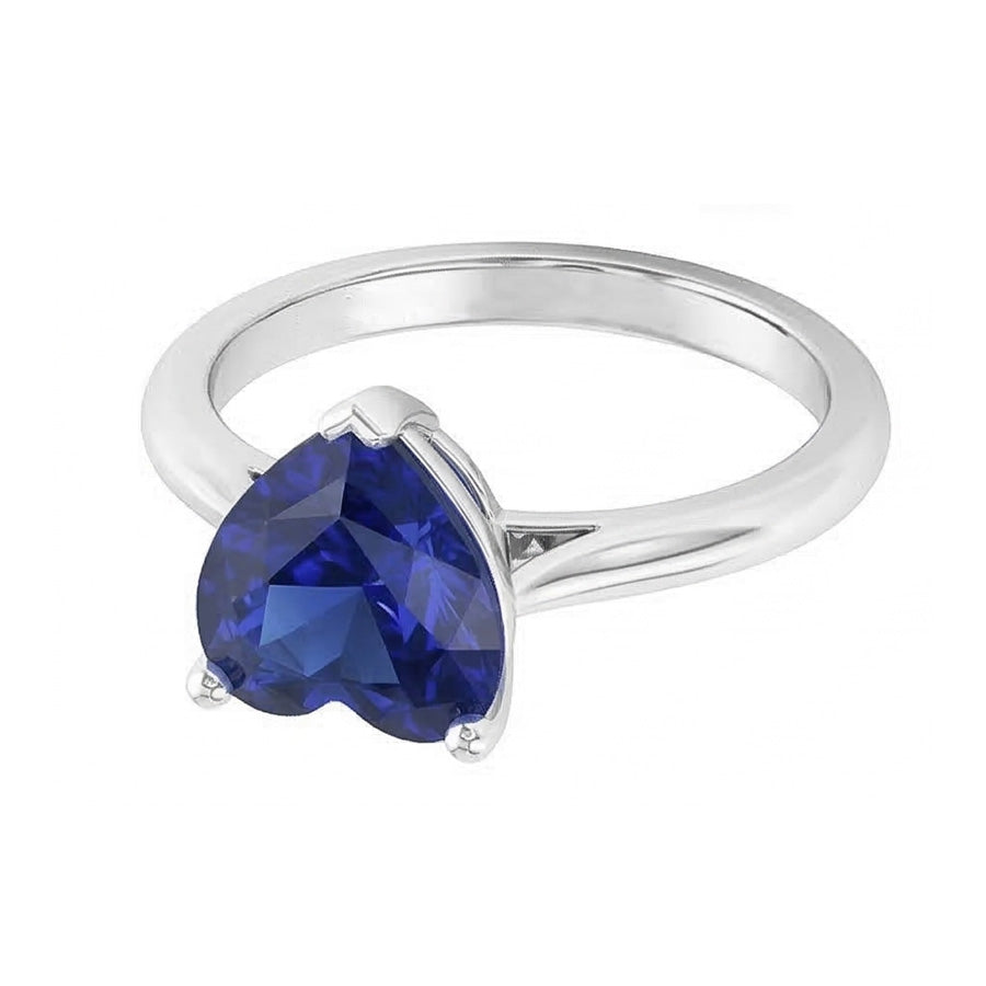 echter heart diamant 2.50Karat ring Draufsicht