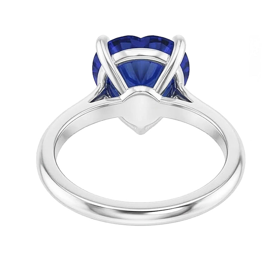 echter heart diamant 2.50Karat ring Dreiviertelansicht