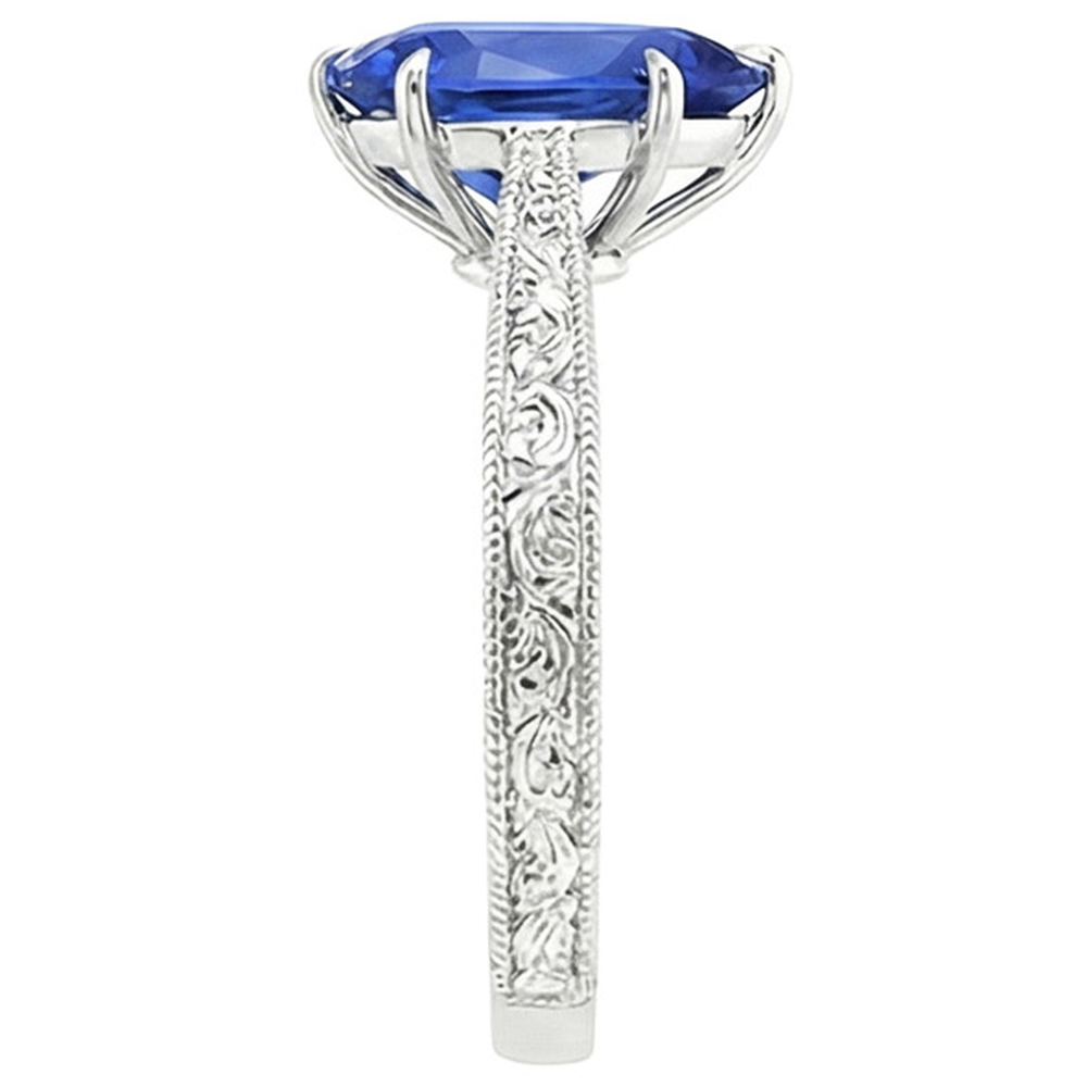 echter pear diamant 2Karat ring auf Weiß