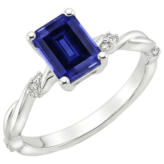 echter round diamant 3.50Karat ring Seitenansicht