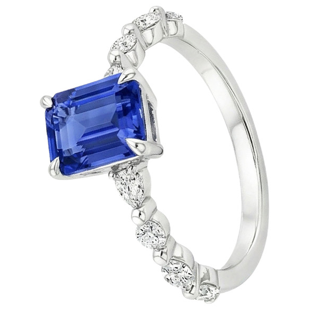echter round diamant 4Karat ring Draufsicht