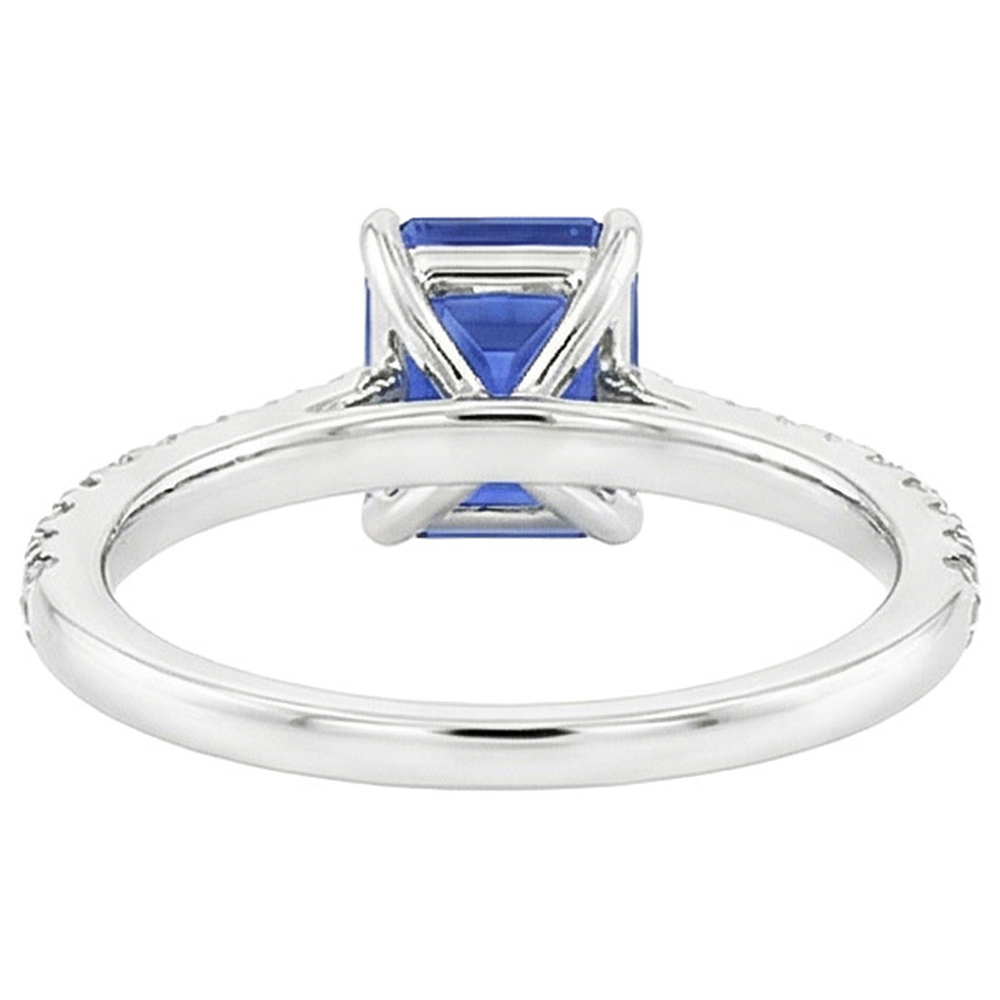 echter round diamant 4Karat ring Detailansicht