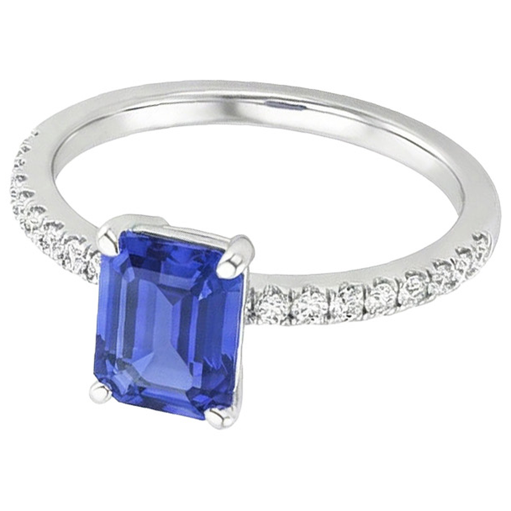 echter round diamant 4Karat ring Seitenansicht