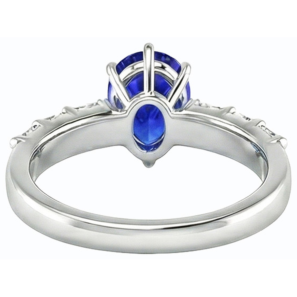 echter pear diamant 2.50Karat ring Detailansicht
