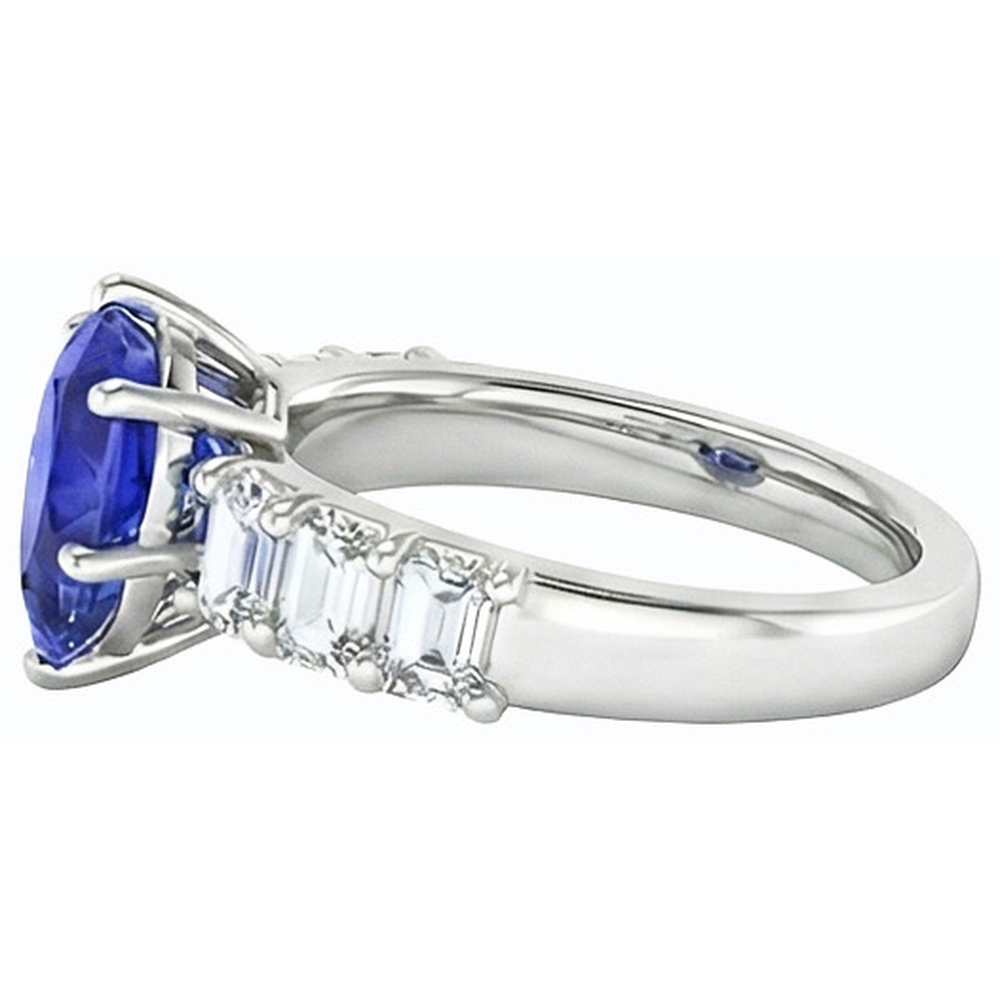 echter pear diamant 2.50Karat ring auf Weiß