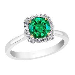 GIA-Geprüft Edelstein-Ring – Kolumbianischer Smaragd 2 Karat