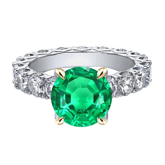 Feiner Farbstein-Ring 4 Karat – Hauptansicht