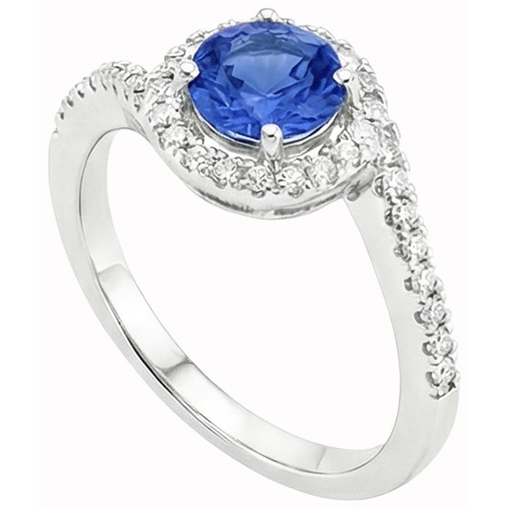 echter round diamant 5.60Karat ring Detailansicht
