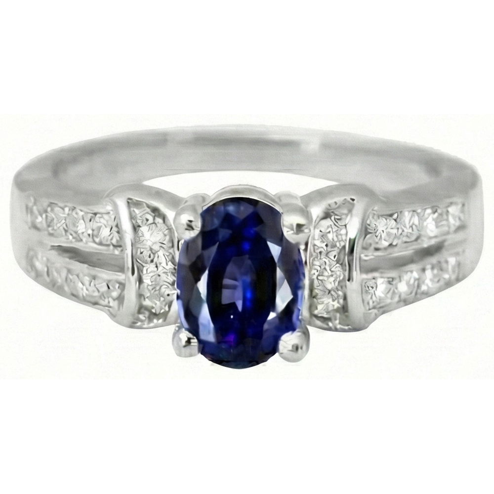 Sri Lanka Edelsteine Ring Mit Aus der Erde Abgebauter Natürlicher Diamanten