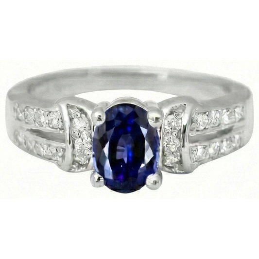 Sri Lanka Edelsteine Ring Mit Aus der Erde Abgebauter Natürlicher Diamanten