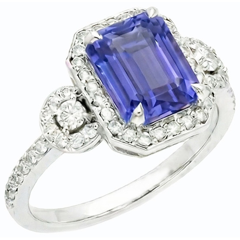echter round diamant 4.50Karat ring Detailansicht