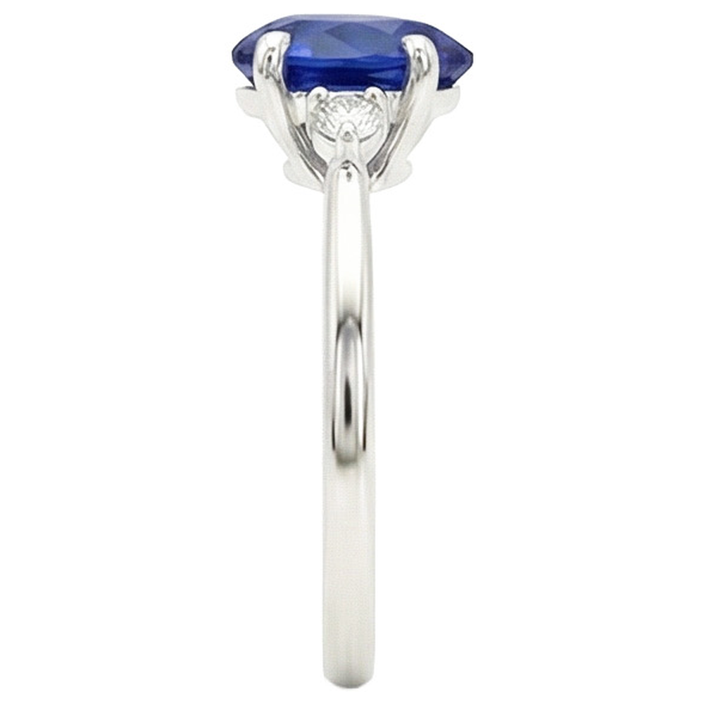 echter heart diamant 2Karat ring Draufsicht
