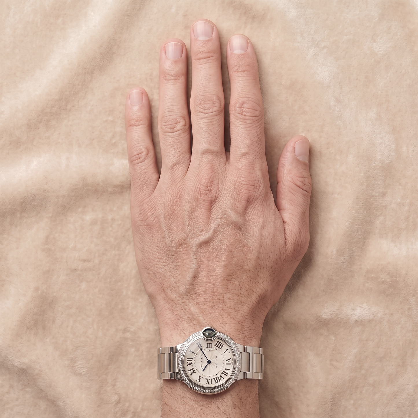 Sterling Silver Diamant Uhr – -Karat