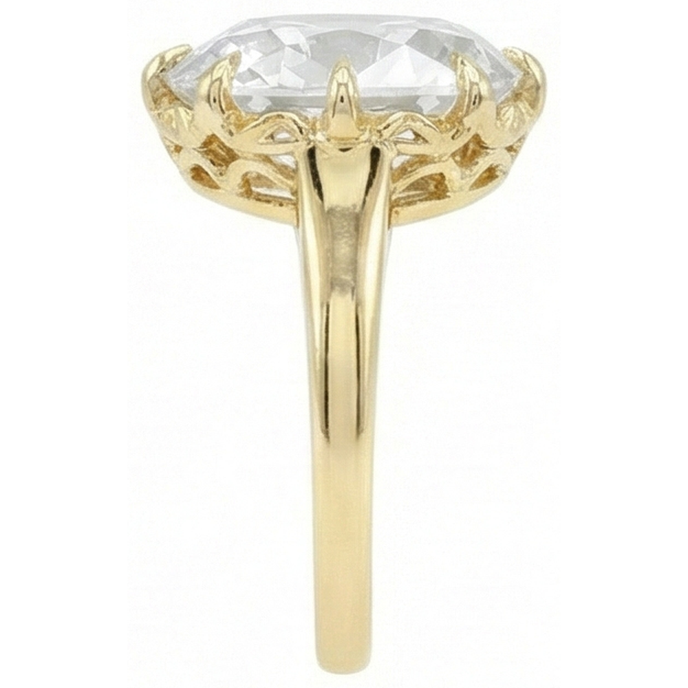 Stilvoller 9-Karat-Echt Aus der Erde Abgebauter Natürlicher Diamantring