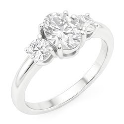 Stilvoller Dreisteinring – Edler Diamant 4.50 Karat von HarryChadEnt