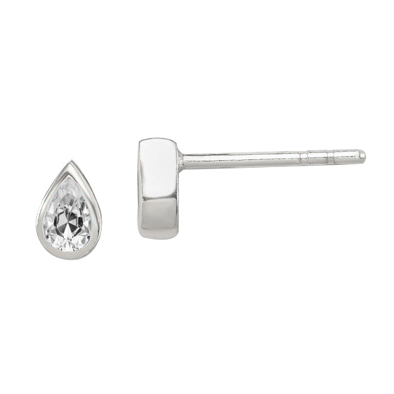 Old Mine Cut Edler Diamant Ring in 14K Weißgold – Hauptansicht
