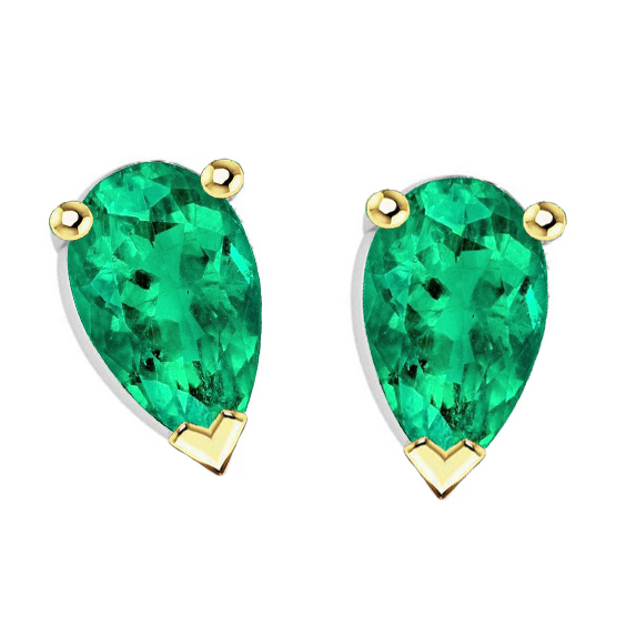 Hochwertiger Gemstone Earring 3 Karat – Hauptansicht