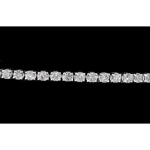 Tennis Armband Natürlich Diamant 8 Karat Prong Damen Weißgold Schmuck 14K