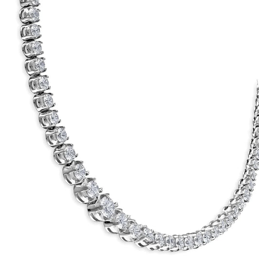 Tennis-Diamant-Halskette für Frauen a