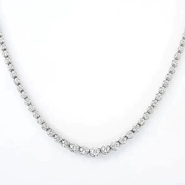 Tennis-Diamant-Halskette für Frauen