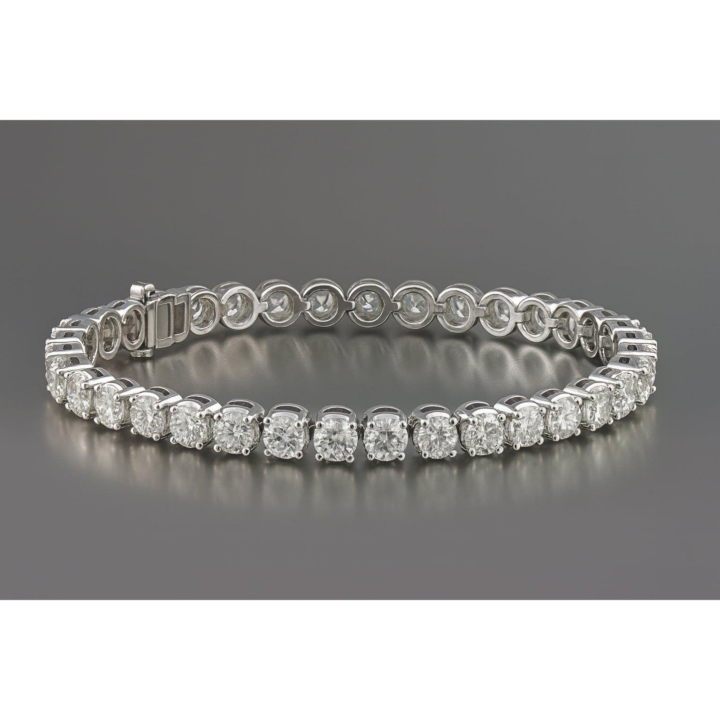 Tennisarmband aus 24 Karat echtem Aus der Erde Abgebauter Natürlicher Diamant