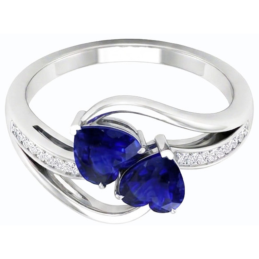 echter round diamant 3.50Karat ring Vorderansicht