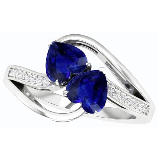 echter round diamant 3.50Karat ring Seitenansicht