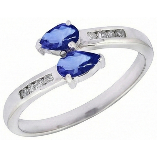 echter round diamant 2.20Karat ring Vorderansicht