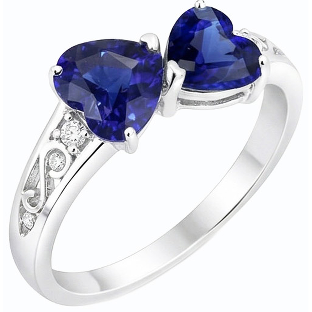 echter round diamant 2.25Karat ring Vorderansicht
