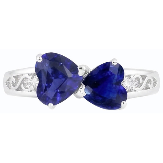 echter round diamant 2.25Karat ring Seitenansicht