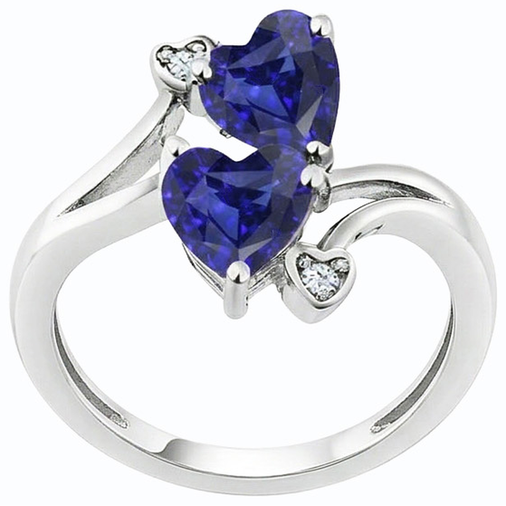 echter round diamant 3.25Karat ring Draufsicht