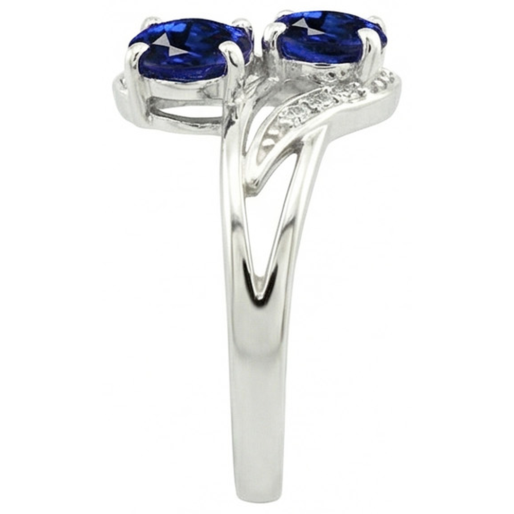 echter oval diamant 4.50Karat ring Draufsicht