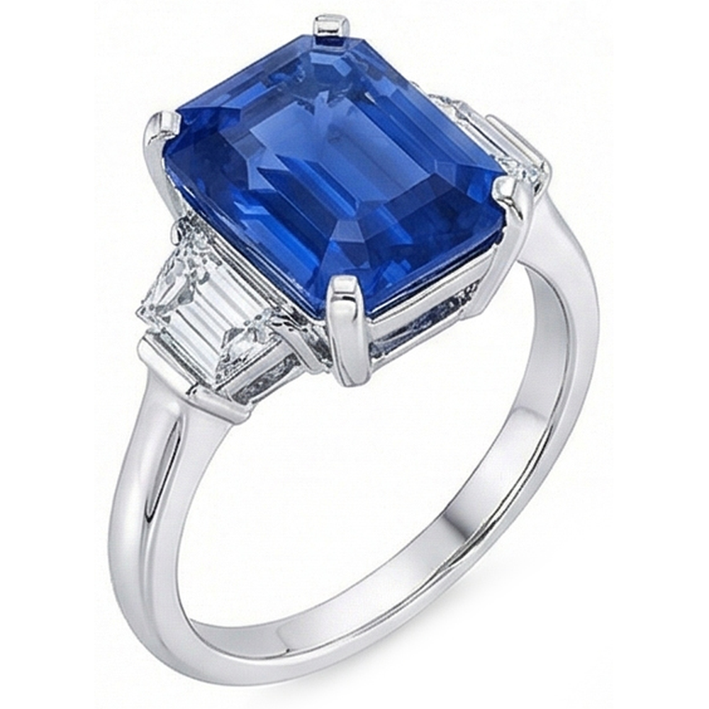 echter diamant 3.50Karat ring Seitenansicht