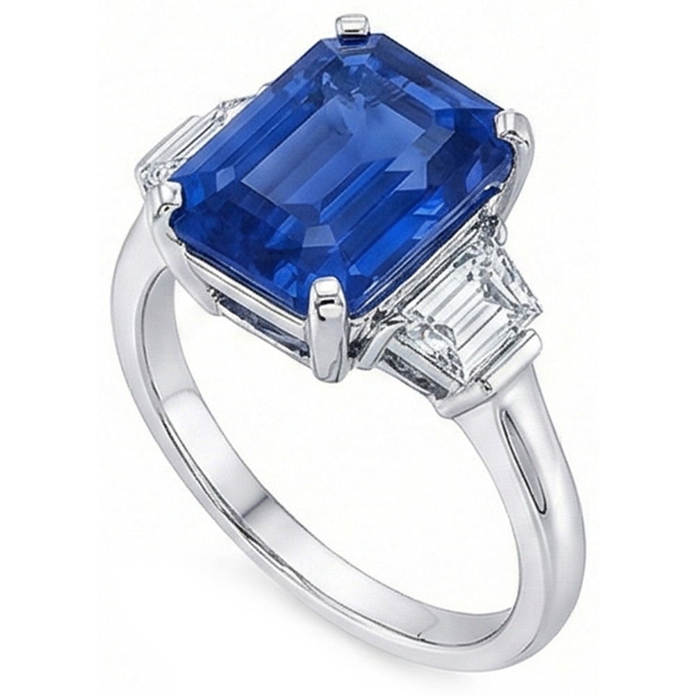echter diamant 3.50Karat ring Draufsicht