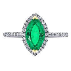 Eleganter Edelstein-Ring – Kolumbianischer Smaragd 2,50 Karat