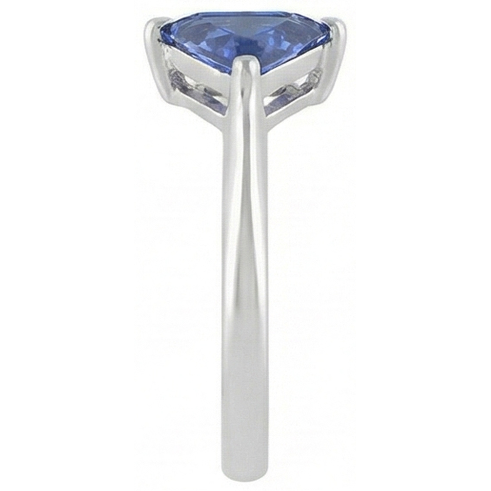 Trillion Cut Saphir Edelstein Ring 2 Karat Damen Schmuck Gold