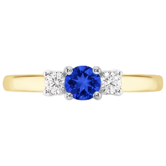 Premium Schmuckstein-Ring 1 Karat – Frontansicht