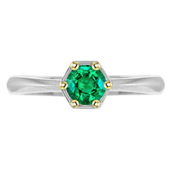 Edler Smaragd Schmuckstein-Ring 1,50 Karat F/VS1 – 14 Karat
