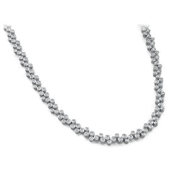 VVS-Tenniskette mit Echt Aus der Erde Abgebauter Natürlicher Diamant-Lünette